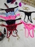 Calcinha Personalizável Fio Secretária em Tule de Coração com Regulagem