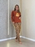 Pijama Longo Inverno de Suede Animal Print e Urso - comprar online