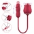 Vibrador Ponto G e Clitóris Formato de Rosa com 7 Modos de Vibração e 8 Modos Sobe e Desce - Nuvens De Desejos