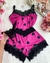 Baby Doll Encanto em Microfibra e Renda + Calcinha com Regulagem - Nuvens De Desejos