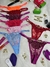 Calcinha Personalizável Fio Tule de Folha com Regulagem