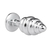 Plug Anal Ondulado Pequeno com Pedra Arredondada - comprar online