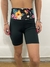 Biker Negra con faja floreada en internet