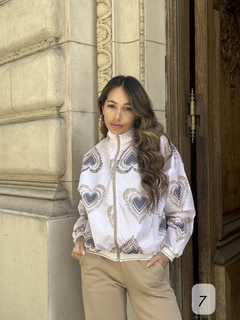 Campera rompeviento - Cranberry