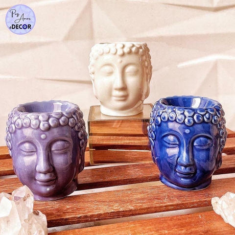 Rechô Aromático Cabeça de Buda + kit com 10 velas