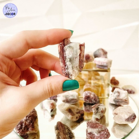 Turmalina Rosa Bruta