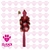 Rata fluor con cola fluor - comprar online