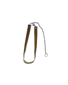 CHOKER TERCIOPELO - MARRON - SATURNII