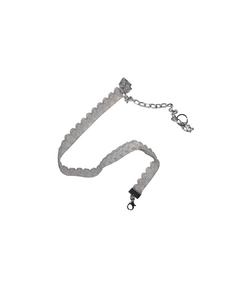 CHOKER ENCAJE - GRIS en internet