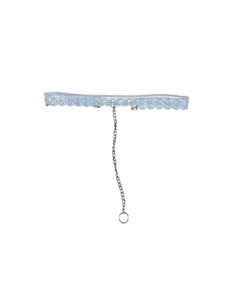 CHOKER ENCAJE - CELESTE - comprar online