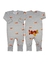 MACACÃO BEBÊ LONGO PEZINHO REVERSIVEL AVIÃOZINHO - Ref. 13054