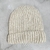 GORRO SUAVE CON PIEL ZAPHIR BLANCO