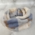 CUELLO CON PIEL ZAPHIR COMB.CELESTE