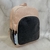 MOCHILA BICOLOR ZAPHIR CON LLAVERO