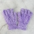 GUANTES DE TOALLAS/CHELINE PARA GRANDE LILA