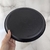 PLATO CLASICO LISO 25 CM CLIKER NEGRO en internet