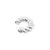 Cuff torneado plata inflada