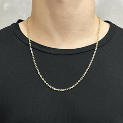 Corrente estilo Cartier Cadeado (3mm) na internet