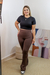 Calça Flanelada Flare - JAQUELINE MARQUES LOJA 