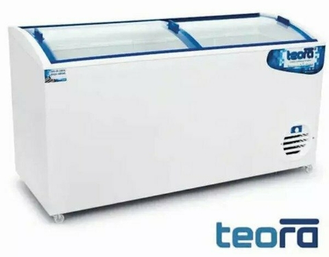 Freezer Teora 550lts Tapa De Vidrio