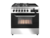 Cocina Saho Kuma 820 4 Hornallas+Carlitero+Plancha con Visor