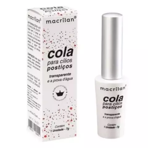Cola para Cílios Postiços transparente e à prova d’água MACRILAN 7 g