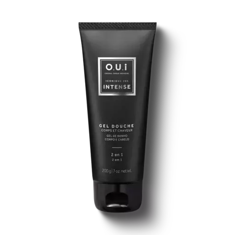 Gel de Banho Masculino 2 em 1 Corpo e Cabelo Iconique 001 Intense O.U.i Original Unique Individuel Gel Douche Corps et Chaveux 200 g