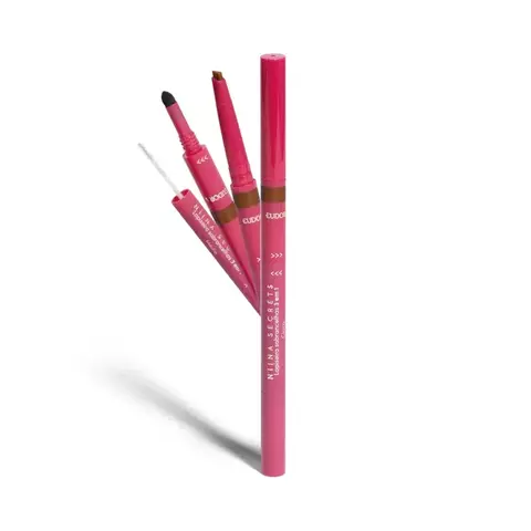 Lapiseira de Sobrancelhas 3 em 1 – Lapiseira, Pó Cushion e Gel Fixador NIINA SECRETS by EUDORA 1,1 g