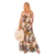 Imagem do VESTIDO FEMININO LONGO ALCINHA LISO E ESTAMPADO KAREM