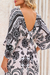 VESTIDO LONGO MIDI MANGA MORCEGO CLASSICO DA MODA ESTAMPADO E LISO - CECILIA