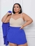 Conjunto Kimono Saia Longa e Blusa Camiseta Comprida Plus Size Acinturado Manga Linha Premium
