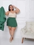 Imagem do Conjunto Kimono Saia Longa e Blusa Camiseta Comprida Plus Size Acinturado Manga Linha Premium