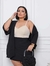 Conjunto Kimono Saia Longa e Blusa Camiseta Comprida Plus Size Acinturado Manga Linha Premium - ELIZABETH ADRIANE MOREIRA VIEIRA