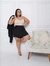 Conjunto Kimono Saia Longa e Blusa Camiseta Comprida Plus Size Acinturado Manga Linha Premium - loja online