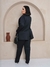 Conjunto Trio Plus Size Feminino Blazer Calça E Cropped 3 Peças Luxo - ELIZABETH ADRIANE MOREIRA VIEIRA