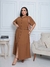 Imagem do Vestido Feminino Chamise com Cinto Plus size com Manga