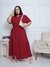 Vestido Feminino Chamise com Cinto Plus size com Manga na internet