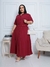Vestido Feminino Chamise com Cinto Plus size com Manga - loja online