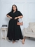Imagem do Vestido Feminino Chamise com Cinto Plus size com Manga