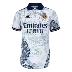 CAMISA REAL MADRID ADIDAS TORCEDOR CHINESE DRAGON WHITE 22-23