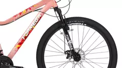 BICICLETA MTB TOPMEGA FLAMINGO R29 21VEL ROSA ARENA/FUCS XS - BICICLETERIA 213