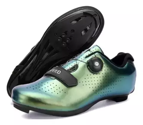 ZAPATILLA SPEED VERDE METALIZADO