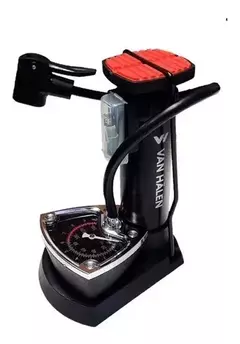 INFLADOR VAN HALEN MINI PIE TRANSPORTABLE MANOMETRO CON ESTUCHE - comprar online
