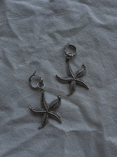 Aros estrella silver