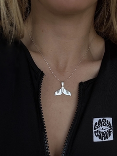 Collar Ballena silver