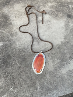Collar ágata naranja - comprar online