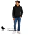 Canguro Ecos Frisa Negro Crow - comprar online