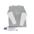Remera mangas largas Arty combinada Gris Mistral - comprar online