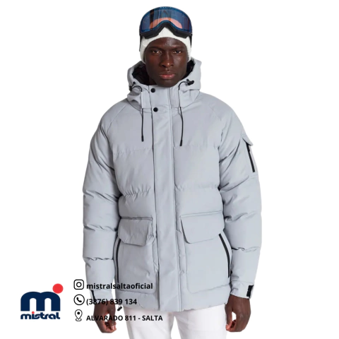 Campera Marambio M112 Gris Claro Parka - comprar online