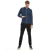 Pantalón chino gabardina Bach slim-fit Negro Crow